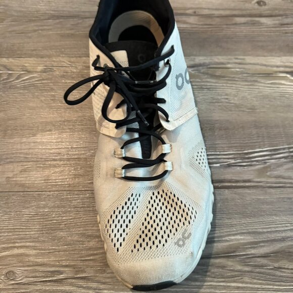 On Men's Cloud X 2.0 White Black Running Shoe - Size 12.5 - Picture 8 of 11